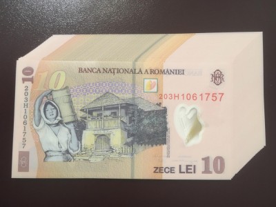 Romania 10 lei 2020 UNC. foto