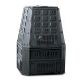Compostor de gradina, 850 L, negru, Evogreen