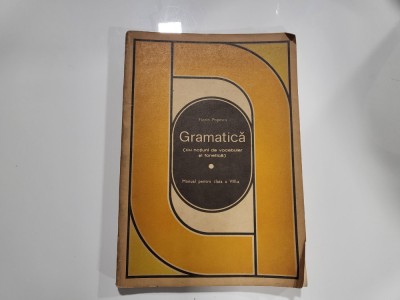 Gramatica.Manual pentru clasa a VIII a- Florin Popescu foto