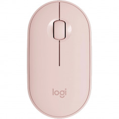 Mouse Wireless Bluetooth M350, 1.000 DPI, 3 Butoane, Receptor USB, Mod Repaus, Pebble Roz foto