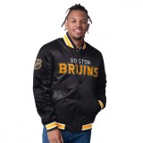 Boston Bruins geacă de bărbați The CLOSER Reversible Varsity Satin - M
