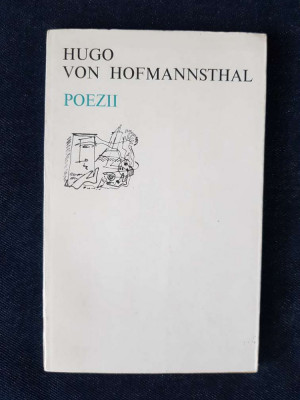 Hugo von Hofmannsthal &amp;ndash; Poezii (ed. bilingva) foto