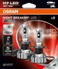 Set becuri LED H7 Night Breaker Omologat RAR ,Gen 2+ +330% BLISTER 12V,16W, OSRAM