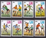 Rwanda 1974 sport fotbal MI 626-633 MNH