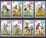 Rwanda 1974 sport fotbal MI 626-633 MNH, Nestampilat