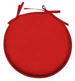 Pernă De Scaun Ronde Nelson 40X40 Cm, Culoare Roșu, 100% Poliester