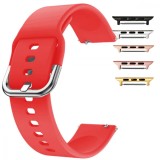 Cumpara ieftin Curea silicon, compatibila Apple Watch 9|8|7|6|5|4|3|2|1 Series, 41mm|40mm|38mm, Candy Red