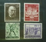 Germania Al Treilea Reich Robert Koch L&uuml;beck Vatra Cavaler Belvedere Lot 4 Mărci -A666