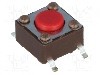 Microintrerupator, 6.2x6.2mm, OFF-(ON), SPST-NO, DIPTRONICS - DTSM-61R-V-B foto