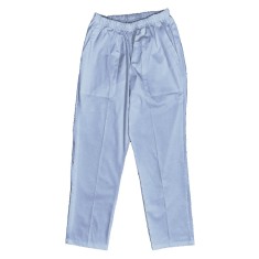 Pantaloni Medicali cu Elastic Pe Stil, Albastru Deschis - S, talia-2-96cm
