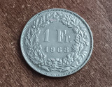 C50 - Moneda foarte veche - Elvetia - 1 franc - 1968