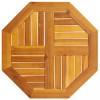 Blat masa lemn masiv acacia Gossi 60x60x2 cm octogonal