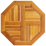 VidaXL Blat de masă, 60x60x2 cm, octogonal, lemn masiv acacia