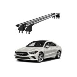 Set bare transversale aluminiu cu prindere in puncte fixe compatibile Mercedes CLA C118 2019-> negre sau argintii Cod: 120101 Kit 204