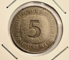 Germania 5 Marci 1975 J marci RFG km # 140.1 moneda nichel