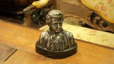 Bust antimoniu argintat foto