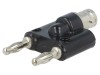 Conector Mufa Banana 4mm Aurita Mueller, BNC Soclu, 15A, Pin Alama, Lungime 53mm