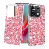Husa cu sclipici Xiaomi Redmi Note 13 Pro 5G Techsuit Sparkly Glitter, roz