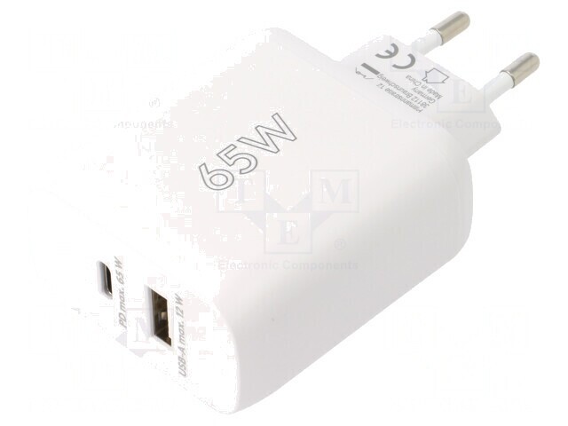 Alimentator Pulsatoriu 5VDC 65W cu Ștecher EU