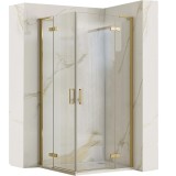 Cabina dus REA Hugo 80x90 Gold Brush