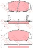 Set placute frana,frana disc HONDA CIVIC VII Hatchback (EU, EP, EV) (1999 - 2006) TRW GDB3250