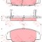 Set placute frana,frana disc HONDA CIVIC VII Hatchback (EU, EP, EV) (1999 - 2006) TRW GDB3250