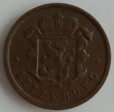 Moneda Luxemburg - 25 Centimes 1946 foto