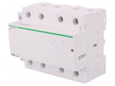 Contactor 4P 100A 230-240VAC NO IP20