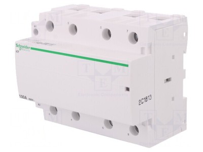 Contactor 4P 100A 230-240VAC NO IP20 foto