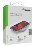 Belkin 10w Wireless Charging Pad + Psu &amp; Micro Usb Cable White