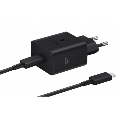 Incarcator Retea Cu Cablu USB-C Samsung, 45W, 4.05A, 1 x USB-C, Negru EP-T4511XBEGEU foto