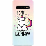 Husa silicon pentru Samsung Galaxy S10, I Smell Rainbow