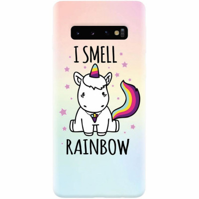 Husa silicon pentru Samsung Galaxy S10 Plus, I Smell Rainbow foto