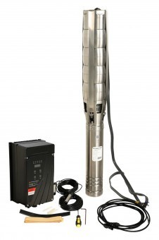 Progarden Pachet Aqua SOLAR 4053 pompa submersibila, 3&amp;quot;, solar, 3000W/300V, MPPT, 660L/min, 45m, multietajata apa curata + 14 x SP460M-72H Panou fotov foto