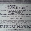 5000 Lei 1945 Mica Bucuresti Certificat provizoriu/actiuni vechi Romania 75521