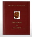 Album filatelic Sfintele Paști (bilingv), 2011, cu timbre