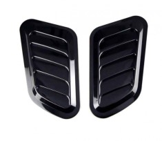 Set Ornament Auto Tuning, universal pentru Capota, Ventilatie,design sport, Negru Lucios AutoREY&reg;