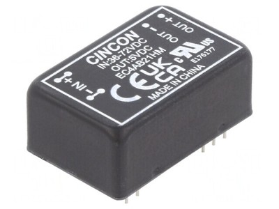 Convertor DC/DC 36-72V la 5V 1A DIP24 foto
