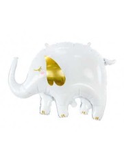 Balon Folie Figurina Elefant Alb 83x58 cm foto