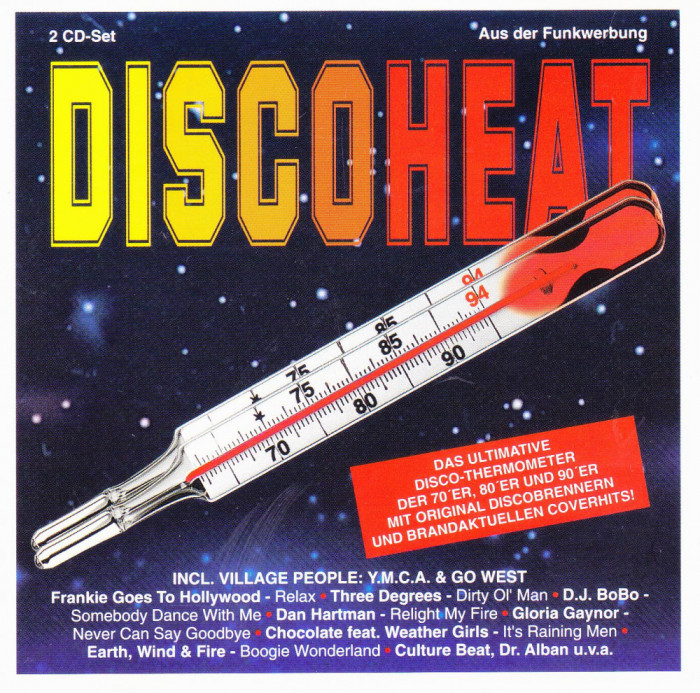 CD Pop: Discoheat ( 1994, 2 CD-uri originale cu hit-uri foarte bune )