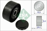 INA 532 0468 10 Rola ghidare/conducere, curea transmisie