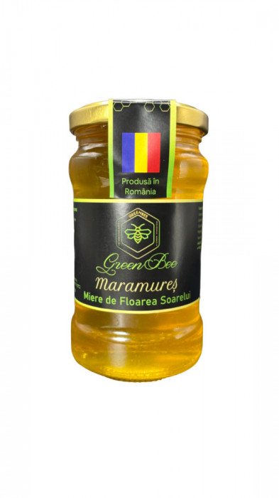 Miere de floarea soarelui, 400G, Green Bee Maramures