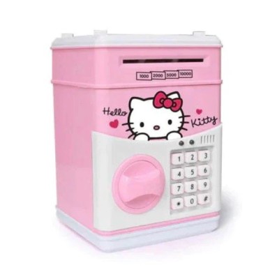 Pusculita Interactiva Hello Kitty cu Cifru Pentru Monede si Bancnote foto