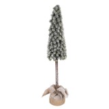 Cumpara ieftin Brad Craciun nins verde &Oslash; 18x78 cm