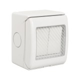 Comutator aplicat 10A IP55 gri PT IP55 - TOTAL GREEN | 1202.101