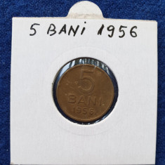 Moneda Republica Populara Romana 5 Bani 1956 - stare buna - patina