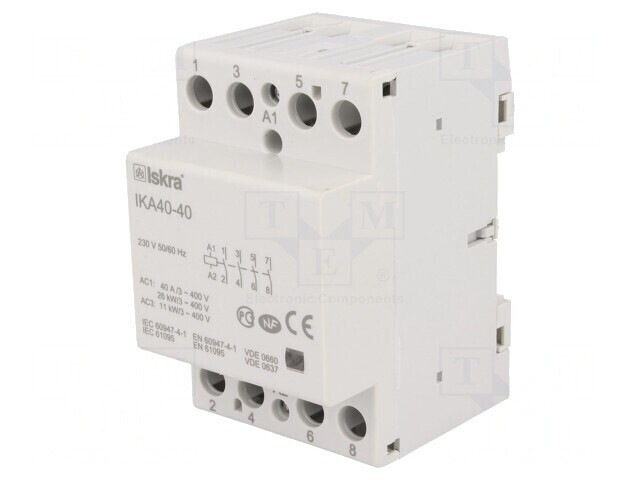 Contactor 4P 40A 230VAC NO