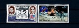 Set Complet Monaco 1970 - Apollo 11 Primul Pas pe Lună, JFK &amp; Nixon, Modulul Lunar (Mi. 974-975) - MNH -A101