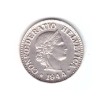Mondea Elvetia 10 rappen 1944, stare buna, curata, Europa, Nichel