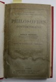 PHILOSOPHES CONTEMPORAINS par HARALD HOFFDING / LA LOGIQUE DES SENTIMENTS par TH. RIBOT , 1920 - 1924 , COLEGAT DE DOUA CARTI *